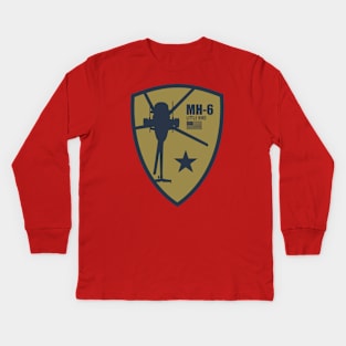 MH-6 Little Bird Kids Long Sleeve T-Shirt